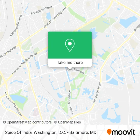 Spice Of India map