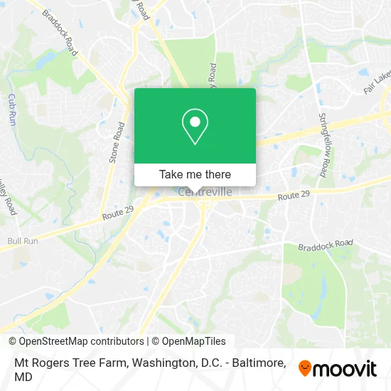 Mt Rogers Tree Farm map