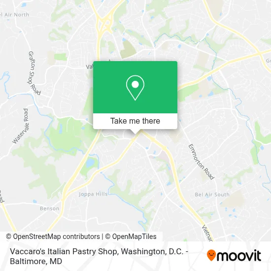 Vaccaro's Italian Pastry Shop map