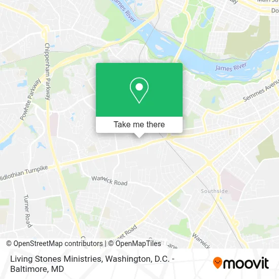 Living Stones Ministries map