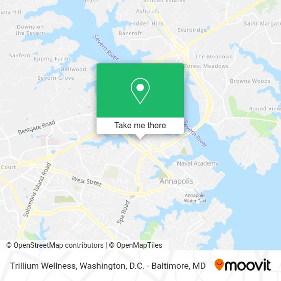 Trillium Wellness map