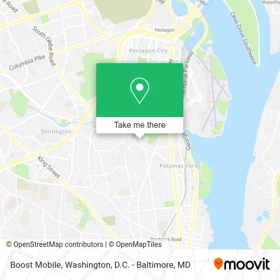Boost Mobile map