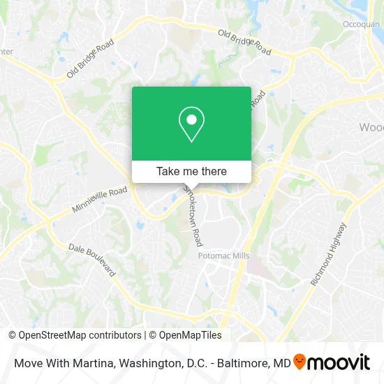 Move With Martina map