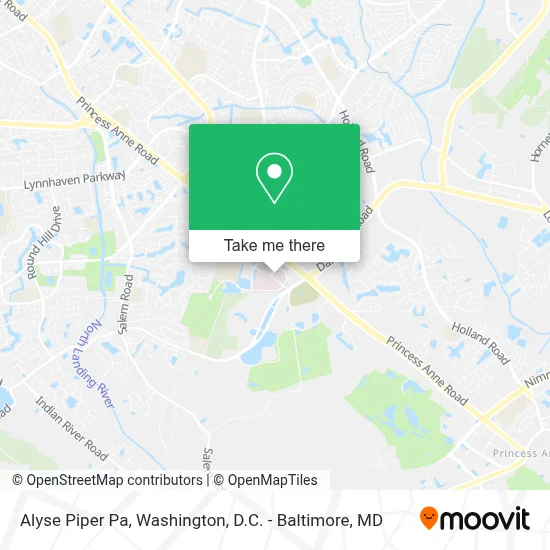 Alyse Piper Pa map