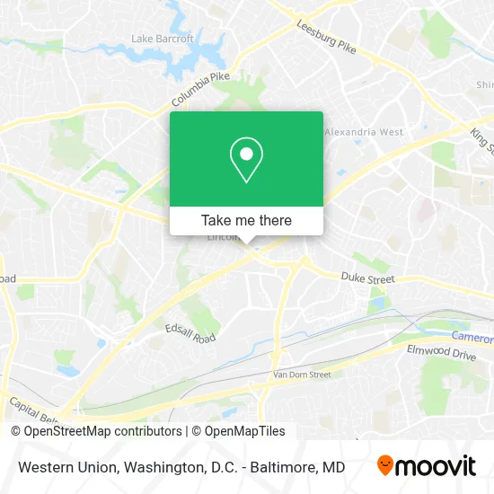Western Union map