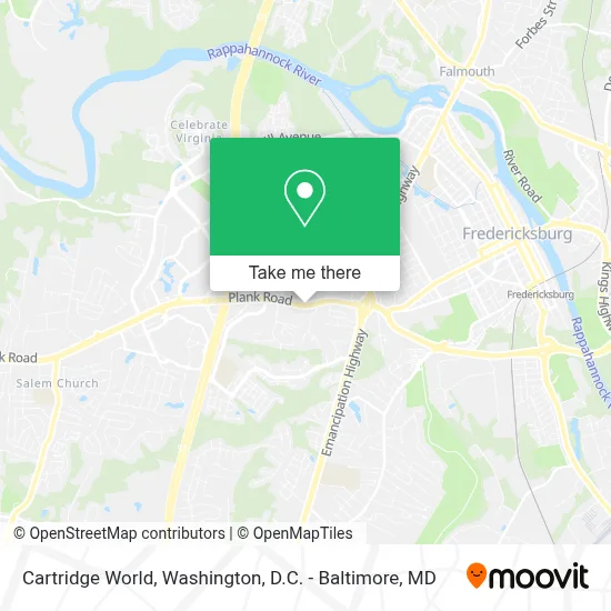Cartridge World map