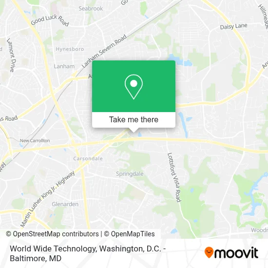 Mapa de World Wide Technology