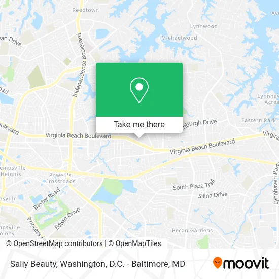 Sally Beauty map