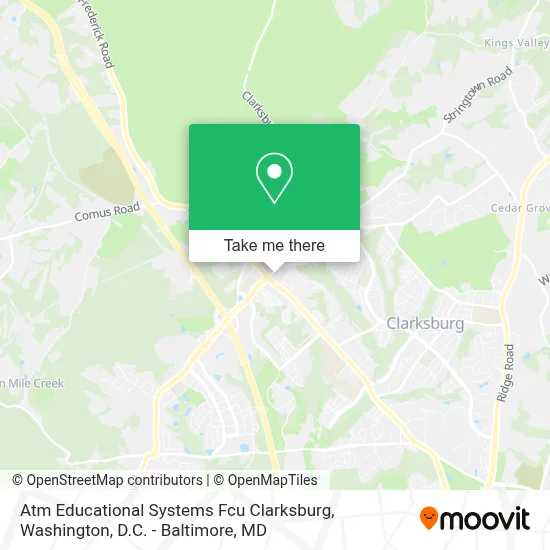 Atm Educational Systems Fcu Clarksburg map