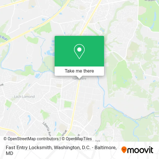 Fast Entry Locksmith map