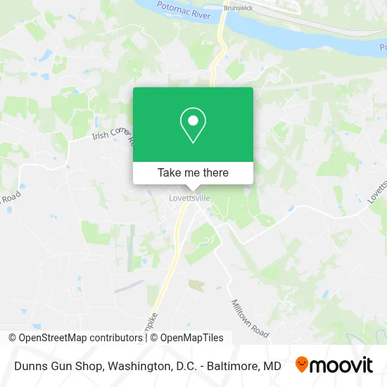 Dunns Gun Shop map
