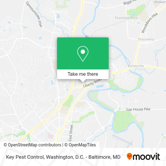 Key Pest Control map