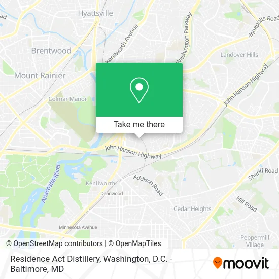 Residence Act Distillery map