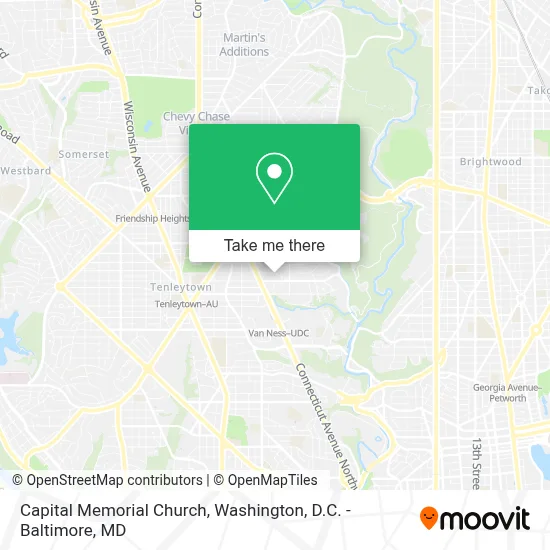 Capital Memorial Church map