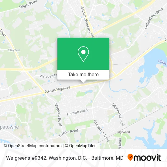 Walgreens #9342 map