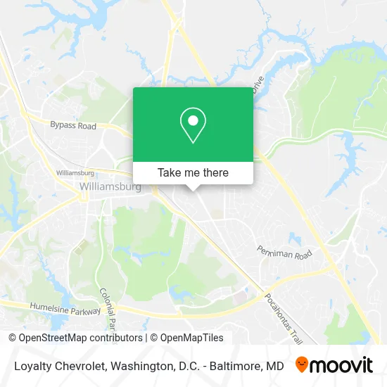 Loyalty Chevrolet map