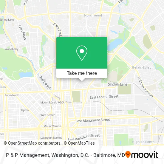 P & P Management map