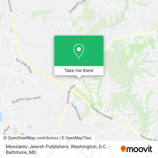 Messianic Jewish Publishers map