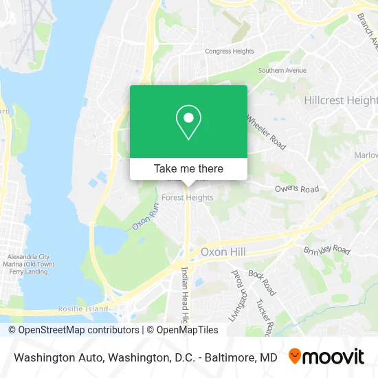 Washington Auto map