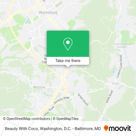 Beauty With Coco map