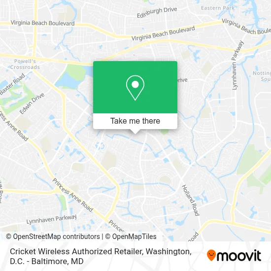 Cricket Wireless Authorized Retailer map