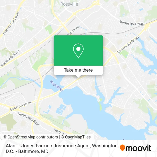 Alan T. Jones Farmers Insurance Agent map