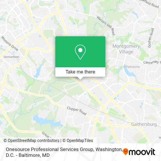 Onesource Professional Services Group map