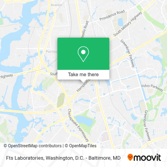 Fts Laboratories map