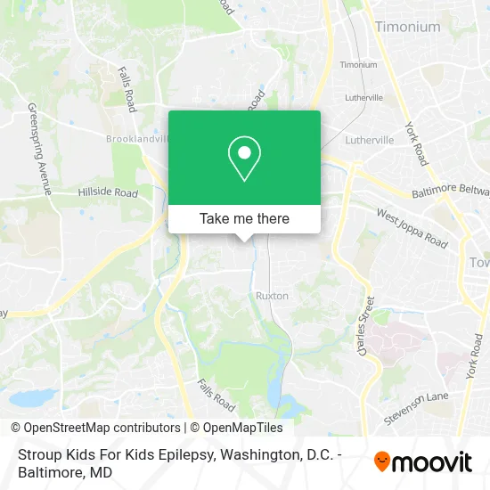 Stroup Kids For Kids Epilepsy map