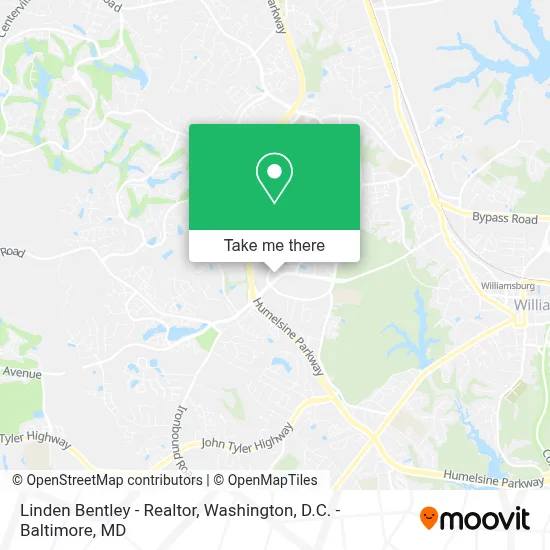 Linden Bentley - Realtor map