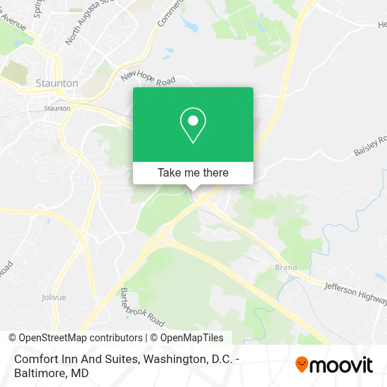 Comfort Inn And Suites map