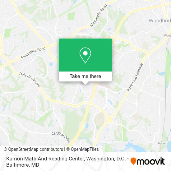 Kumon Math And Reading Center map