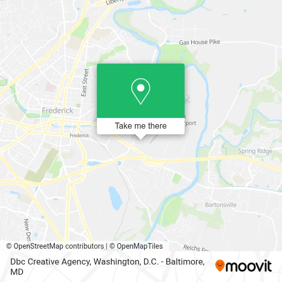 Dbc Creative Agency map