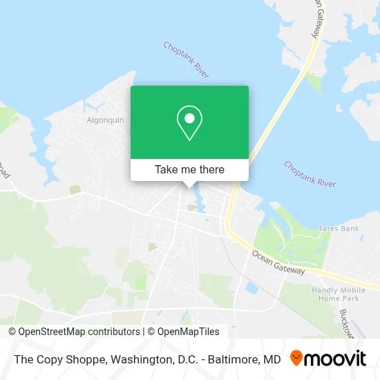The Copy Shoppe map