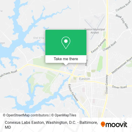 Conexus Labs Easton map