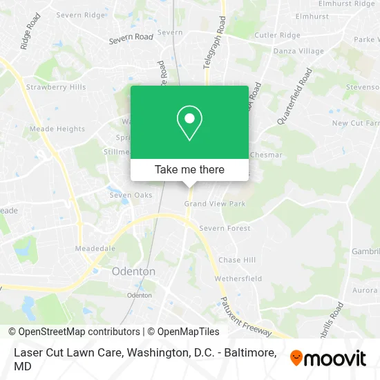 Laser Cut Lawn Care map