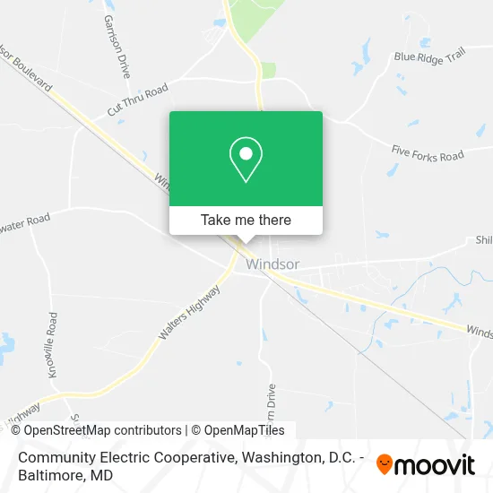 Community Electric Cooperative map