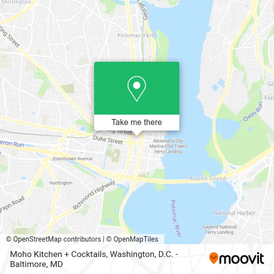 Moho Kitchen + Cocktails map