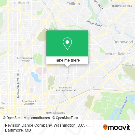 Revision Dance Company map