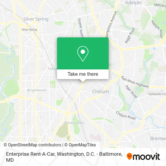 Enterprise Rent-A-Car map