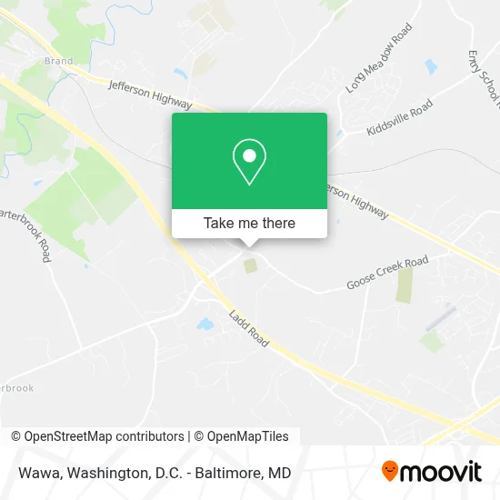 Wawa map