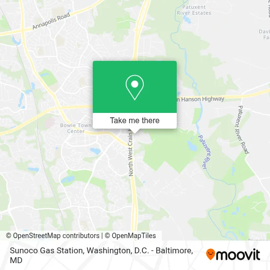 Sunoco Gas Station map