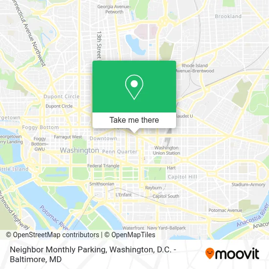 Neighbor Monthly Parking map