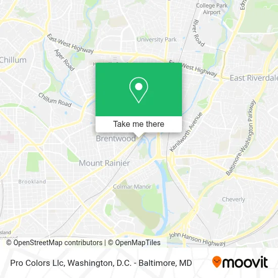 Pro Colors Llc map