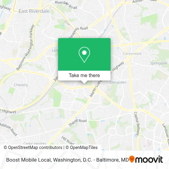 Boost Mobile Local map