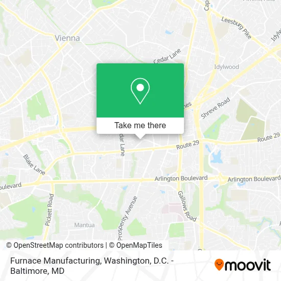 Furnace Manufacturing map