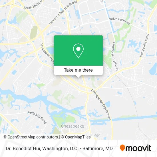 Dr. Benedict Hui map