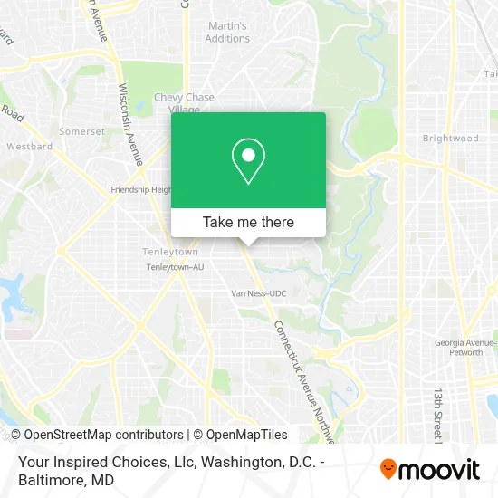 Your Inspired Choices, Llc map