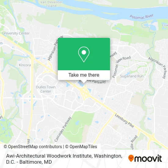 Awi-Architectural Woodwork Institute map