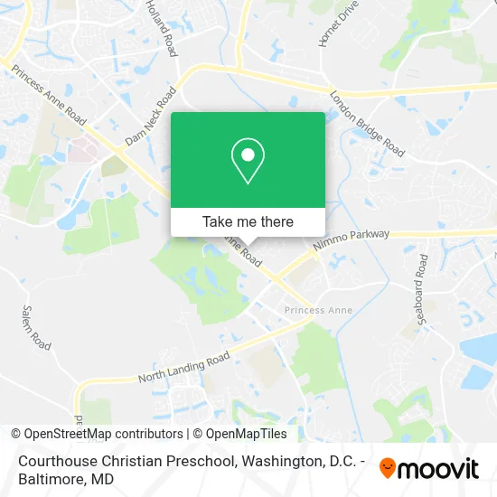 Courthouse Christian Preschool map